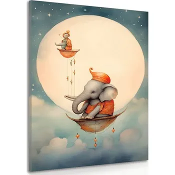 Obraz Dovido Obraz zasněný slon nad oblaky