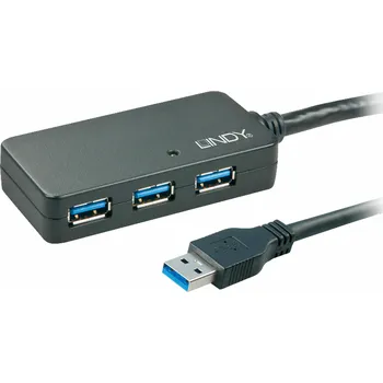 USB hub USB 3.2 Gen 1 Aktivhub Pro, USB-A Stecker > 3x USB-A Buchse, USB-Hub