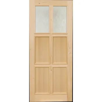 Interiérové dveře Hrdinka Kazetové dveře Kara C Materiál: smrk, Šířka: 80 cm, Orientace: Levé