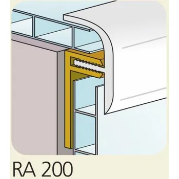 Obklad HOPA Dokončovací profil OTTOPAN - Venkovní kulatý A200 + Barva - Bílá, DECA200PC