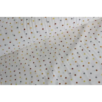 Mini hvězdičky žluté - bavlněné plátno, šíře 240cm