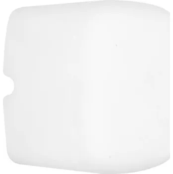 Venkovní osvětlení Linea Light 8029 MiniWhite_Q, čtvercové nástěnné svítidlo z bílého polyethylenu, 4W LED 3000K, 13x13cm, IP65