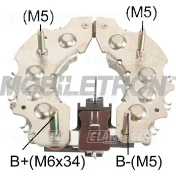 Alternátor Diodový blok alternátoru Denso 021000-8310 / 021600-1840