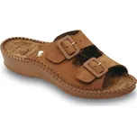 Scholl WEEKEND - světle hnědé zdravotní pantofle