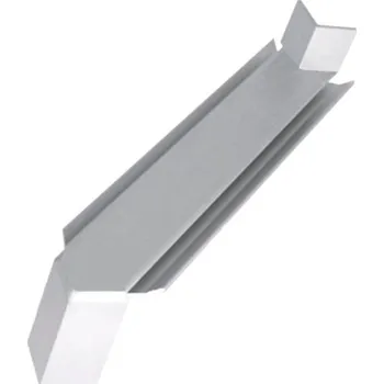 Parapet Rohová spojka 90° z Alu 110 mm (pro venkovní rohy) stříbrná EV1