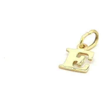 Přívěsek B&B Goldinvestic Zlatý přívěsek písmeno E 0,51g Žluté zlato