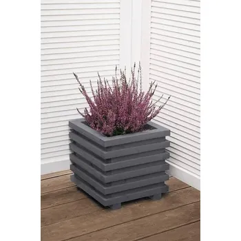 Truhlík Truhlík TORINO, 34x34x34 cm - šedý