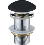 Keramická výpusť click-clack bez přepadu Mexen Toro černá mat