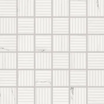 Obklad Vein - obkládačka mozaika 5x5 bílá lesklá, tl. 8 mm WDR05133