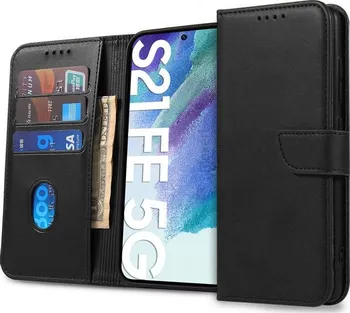 Pouzdro na mobilní telefon Tech Protect Wallet pro Samsung Galaxy S21 FE černé