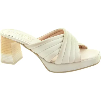 Dámské pantofle HISPANITAS Dámské bílé kožené pantofle HV232546-PANNA-255 Velikost 38