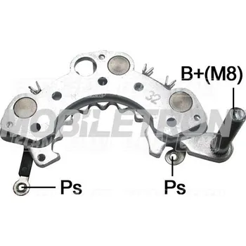 Autoelektrika Diodový blok alternátoru Hitachi LR170-505 / L170G-23203