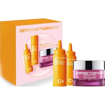 Kosmetická sada Germaine de Capuccini Timexpert Radiance C+ Soft Set - Koncentrát 2x15 ml + krém pro normální pleť 50 ml Dárková sada