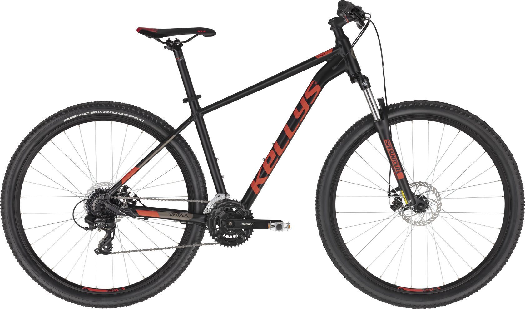 Pánské horské kolo KELLYS Spider 30 Black 29" 2023 Podkarta: S