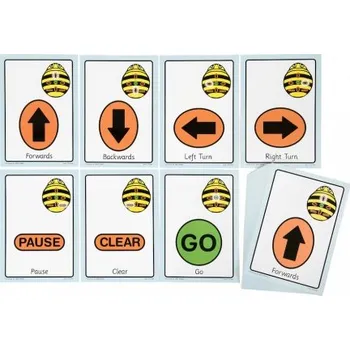 Robot Blue-Bot® & Bee-Bot® sekvenční karty A5 TTS Group TT-BEE-SEQUENC CARD