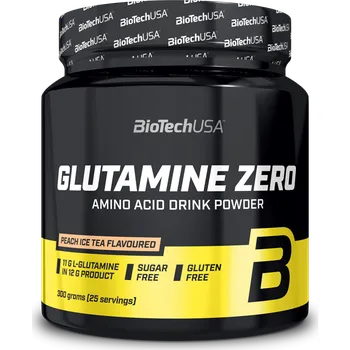 Aminokyselina BioTech Glutamine Zero 300 g Příchuť: citron