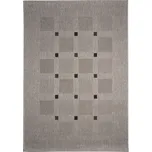 Kusový koberec FLOORLUX Silver/Black 20079 – na ven i na doma, 120x170, béžová, chodba / předsíň, Devos Caby (DC Carpets) - 1 rok na vrácení + DOPRAVA ZDARMA k Vám i zpět