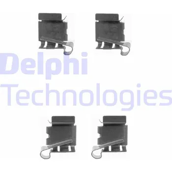 Brzdový kotouč Sada prislusenstvi, oblozeni kotoucove brzdy DELPHI LX0390