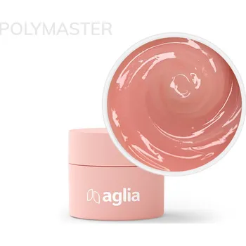 Lak na nehty Aglia POLYMASTER Coral Pink - 50 ml stavební UV polygel HEMA FREE