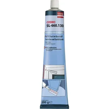 Průmyslové lepidlo Weiss Chemie COSMO SL-660.130, lepidlo PVC, bezbarvé, tuba 200 g