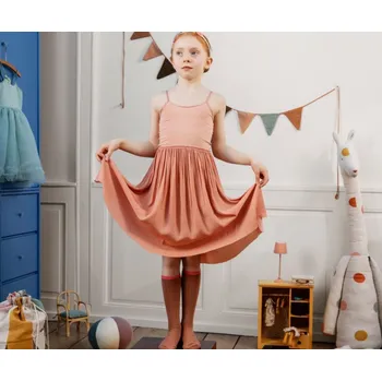 Dívčí šaty Maileg Dětské šaty jako pro baletku Melon Velikost: 6-8 let Maileg Ballerina Dress Melon
