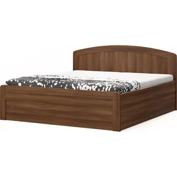 Postel BMB Postel Marika Art ostrá - imitace dřeva Dekor: Ořech Aida, Provedení: Bez roštu, Rozměr: 160 x 200 cm