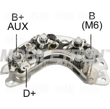 Autoelektrika Diodový blok alternátoru Lucas 23969A / 24010A