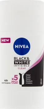 Nivea Black&White Invisible Clear antiperspirant 50 ml