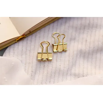 Kancelářská sponka Kancelářský klip - Zlatý