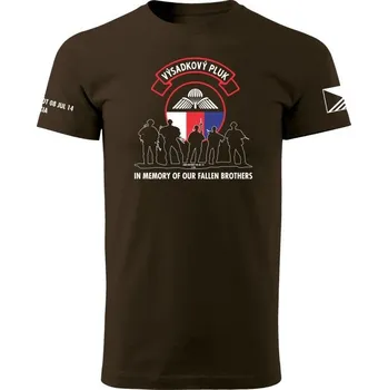 Pánské tričko Tričko Foxtrot memories - hnědá