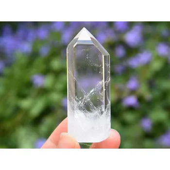 Přírodní kámen Broušená špice z křišťálu z Madagaskaru 56g