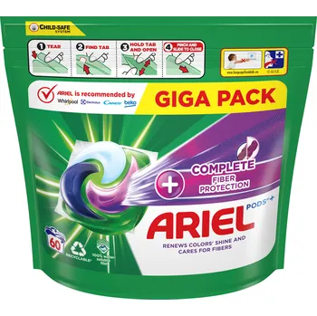 Kapsle na praní Ariel Plus Complete Fiber Protection kapsle na praní