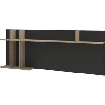 Obývací pokoj Police, regál Denver plus typ 44 Bílá arctic/dub riviera mountin rustic 1