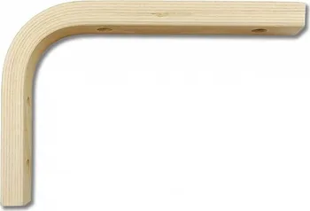Držák na polici Konzola dřevěná 045045 100 x 150 x 18 mm