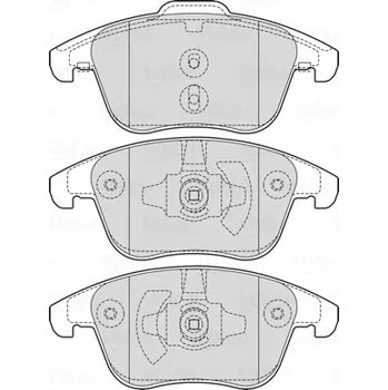 Brzdová destička Sada brzdových destiček, kotoučová brzda VALEO 601737