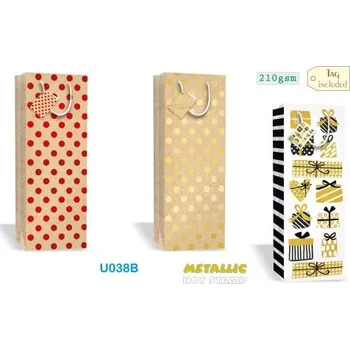 Dárková taška Dárková taška U038 B - na jednu lahev U 038 B