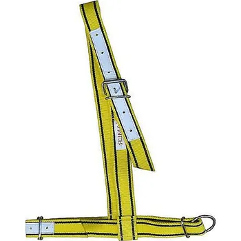 Ohlávka pro skot nylonová stavitelná - žlutá