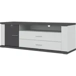 Televizní stolek Manhattan Typ 31 Bílá arctic VL/grafit