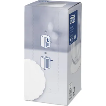 Podtácek Tork Ubrousky 9 x 9 cm 250 ks papírové 250 ks Bílá