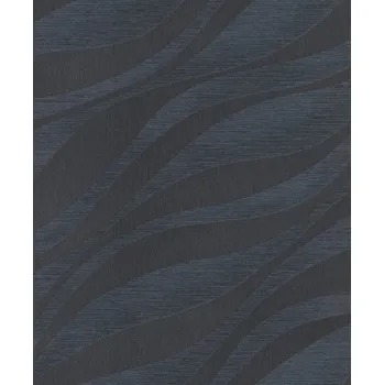 Tapeta Vliesová tapeta černé vlnky 608076 / Tapety na zeď Sky Lounge (0,53 x 10,05 m) Rasch