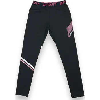 Dívčí legíny Sezon Černé dívčí legíny Sport Barva: Černá, Velikost: 116
