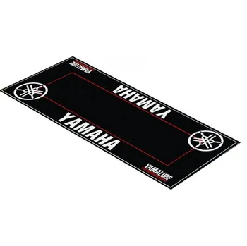 Koberec pod moto Yamaha FIM černý/bílý 80 x 200 cm