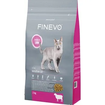 Krmivo pro kočku Granule pro kočky FINEVO Sensitive Cat jehněčí 2 kg