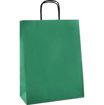 Dárková taška Papírová taška EKO zelená - 25 x 32 x 11 cm - 154024