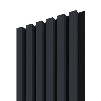 Obklad Wood Collection Acoustic Line 6 námořnicky modrý/černý 2650 x 245 mm