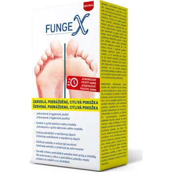 Péče o nohy FungeX Ponožky na podrážděnou pokožku nohou 2x 18 ml