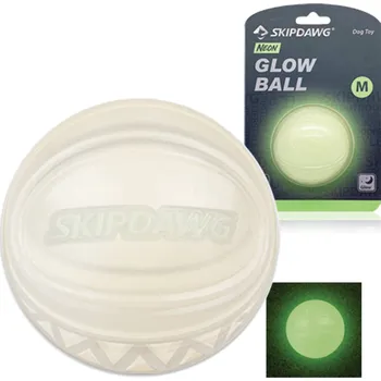 Hračka pro psa GiGwi Skipdawg Neon Glow Ball zářící míč