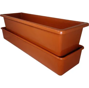 Truhlík Lebiš samozavlažovací truhlík 62 x 16 x 17 cm