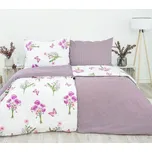 Stanex povlečení bavlna Jaro fialové (LS246) 140x200, 70x90 cm