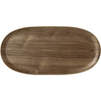 IHR Dřevěný oválný podnos 31 cm